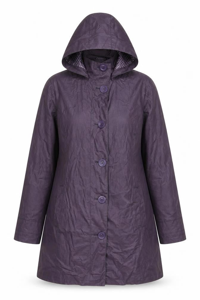 Per Una Womens Purple Jacket Size 12 Zip