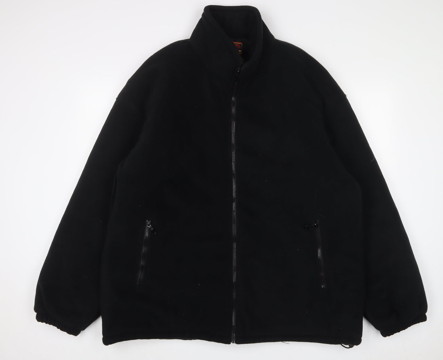 High Mount Mens Black Jacket Size XL Zip