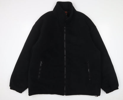 High Mount Mens Black Jacket Size XL Zip
