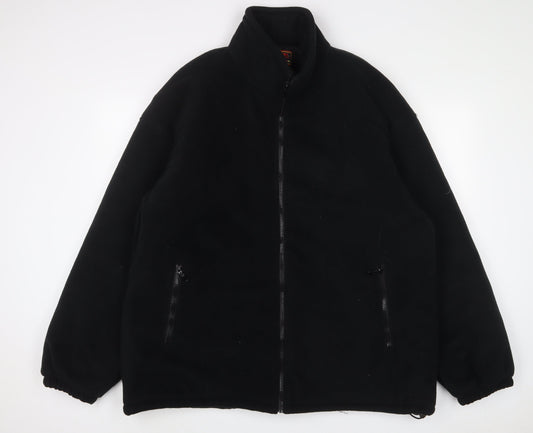 High Mount Mens Black Jacket Size XL Zip