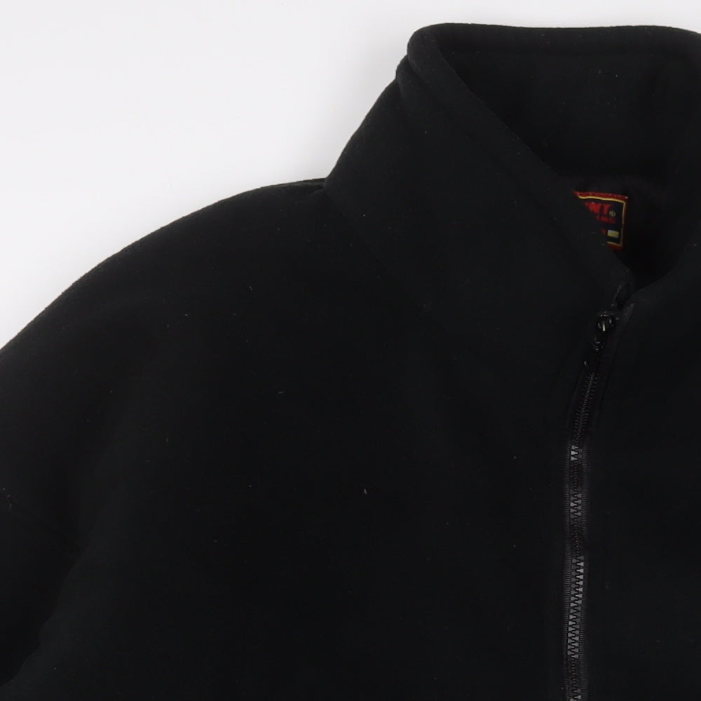 High Mount Mens Black Jacket Size XL Zip