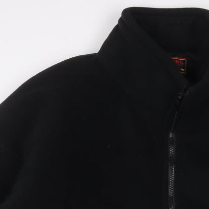 High Mount Mens Black Jacket Size XL Zip