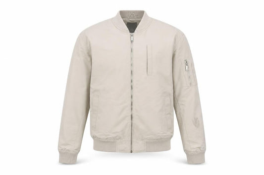 River Island Mens Beige Jacket Size M Zip