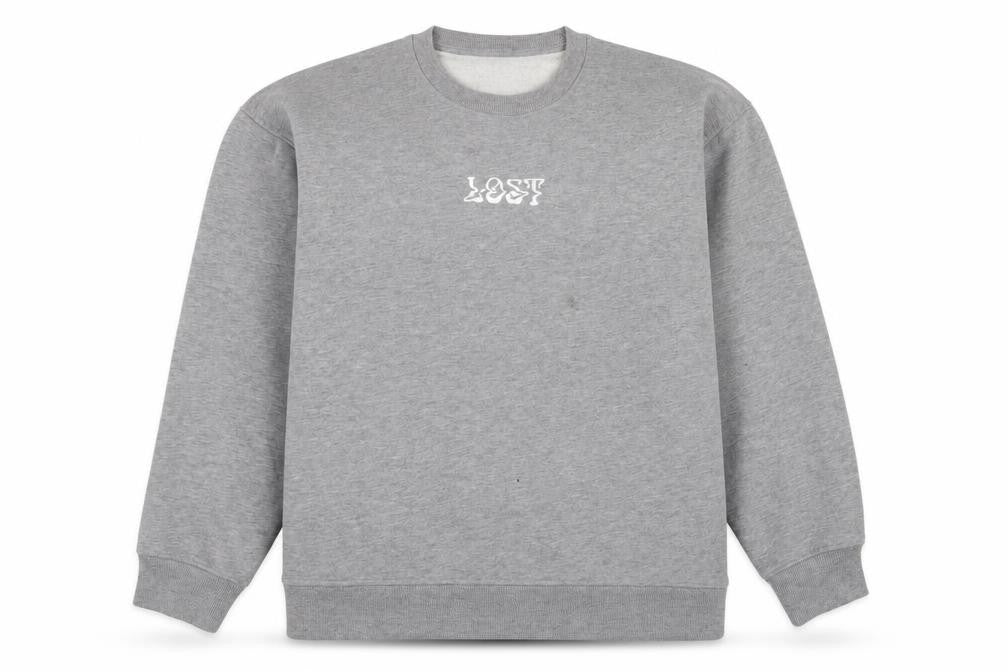 Topman Mens Grey Cotton Pullover Sweatshirt Size XL - Logo, Embroidered