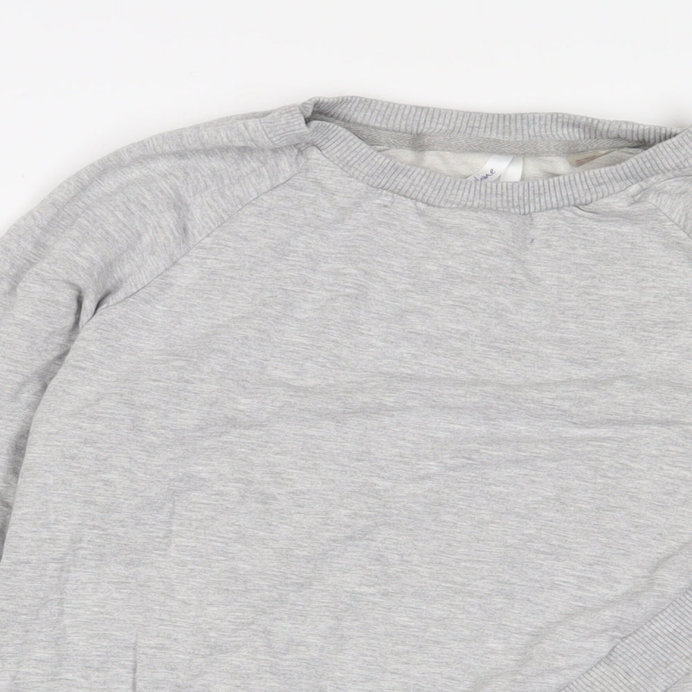 Seraphine Womens Grey Cotton Pullover Sweatshirt Size M Pullover