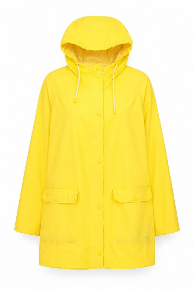 Avenue Womens Yellow Jacket Size M Zip