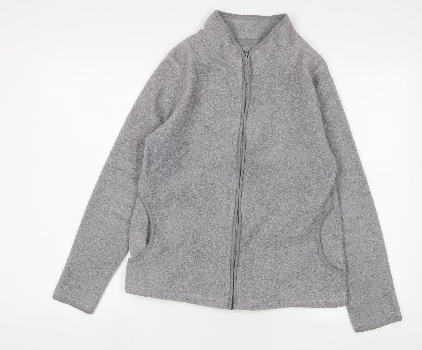 BHS Womens Grey Jacket Size 12 Zip