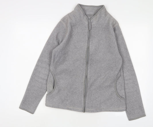 BHS Womens Grey Jacket Size 12 Zip