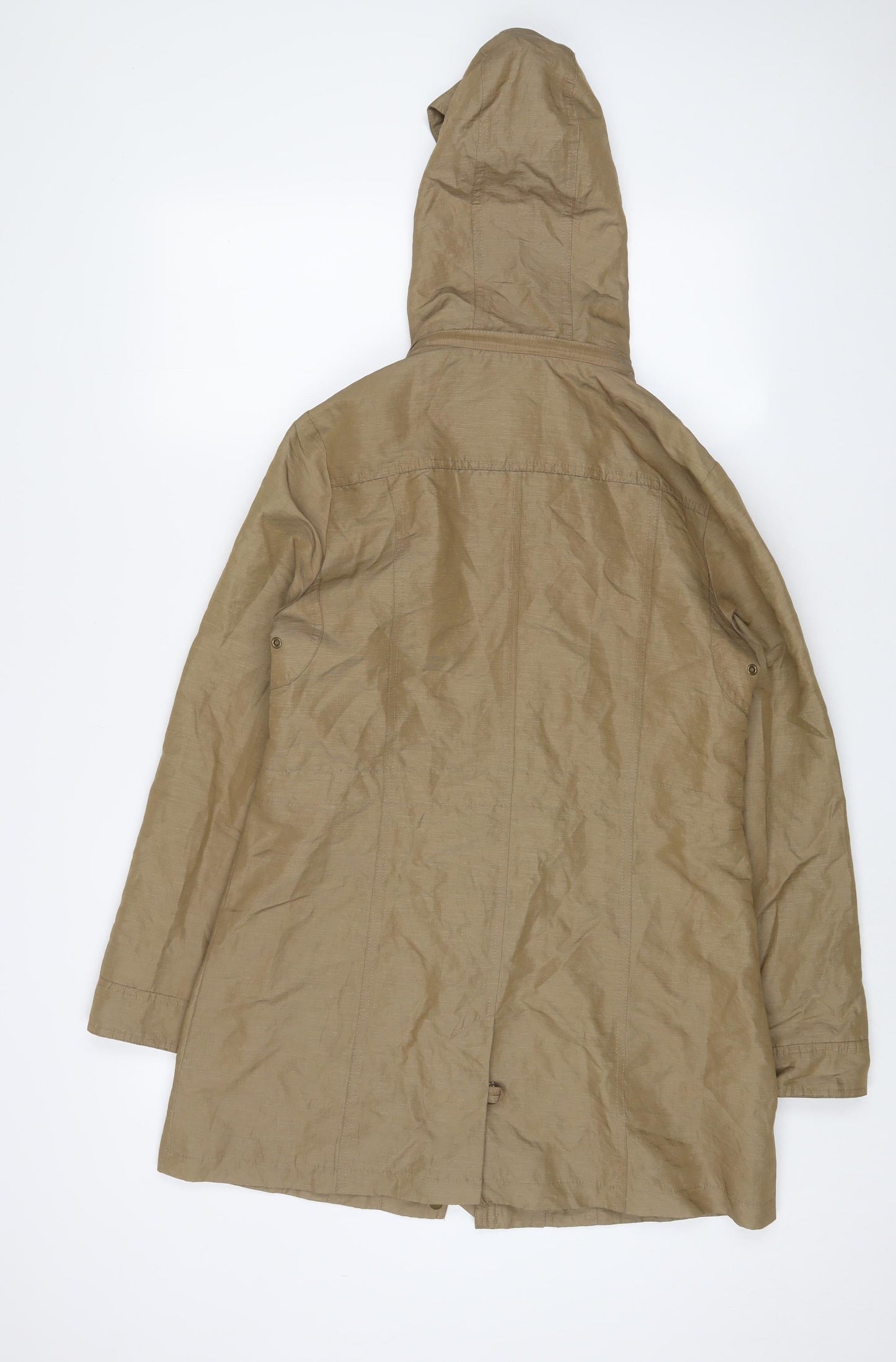 Per Una Womens Brown Jacket Size 10 Zip