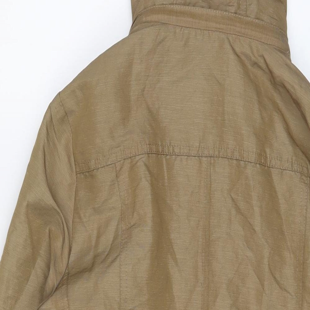 Per Una Womens Brown Jacket Size 10 Zip