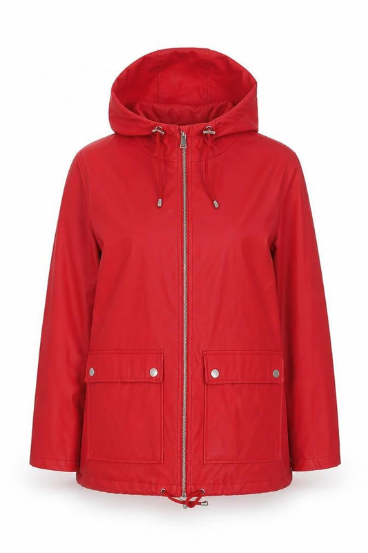 New Look Womens Red Jacket Size 14 Zip