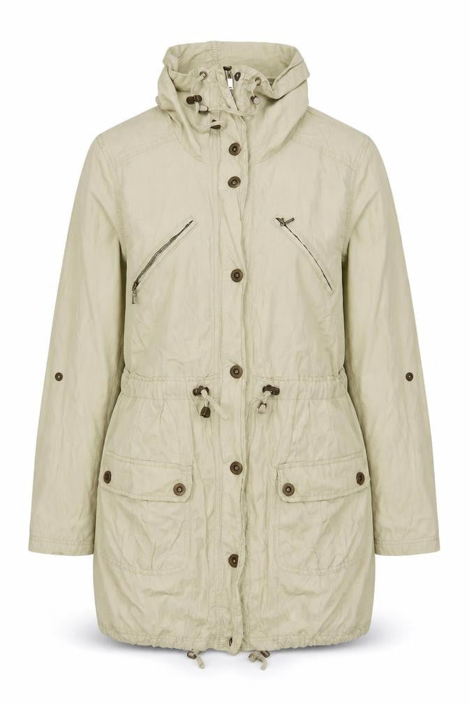 Debenhams Womens Beige Jacket Size 12 Zip