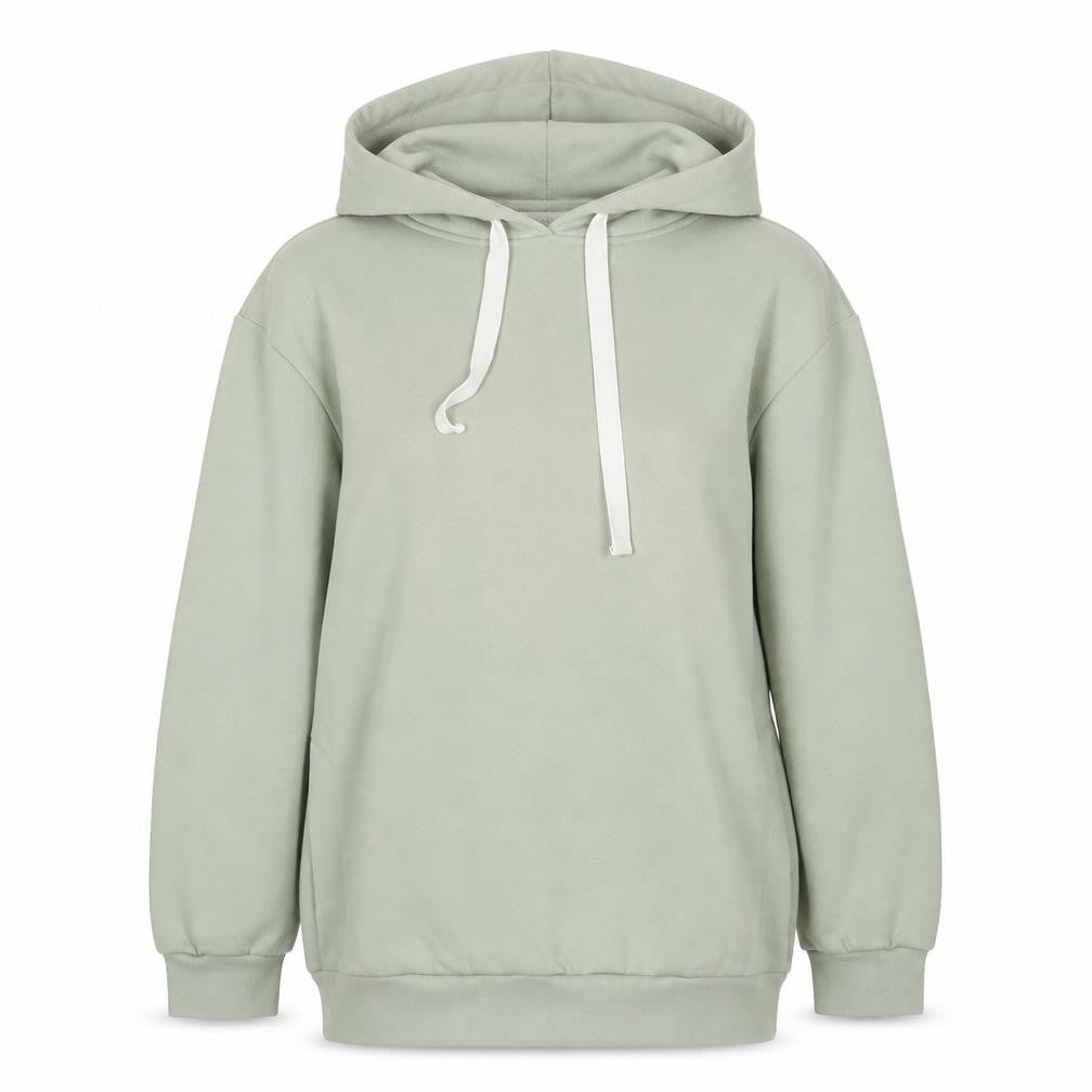 Miss Selfridge Womens Green Cotton Pullover Hoodie Size S Pullover
