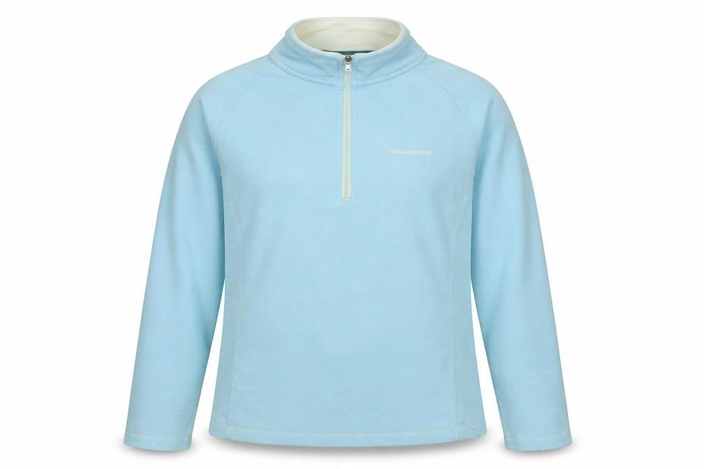 Damart Womens Blue Polyester Pullover Sweatshirt Size L Zip