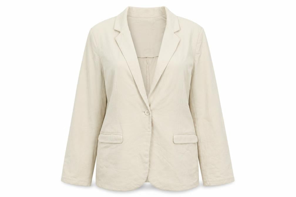 Philosophy Womens Beige Jacket Size L Button