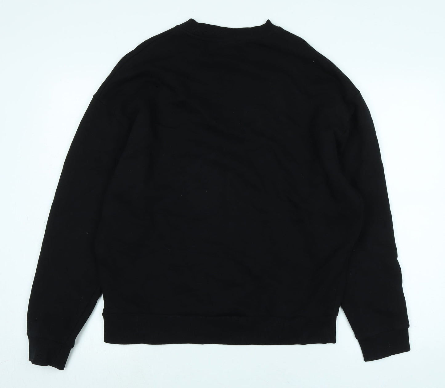 ASOS Womens Black Polyester Pullover Sweatshirt Size S