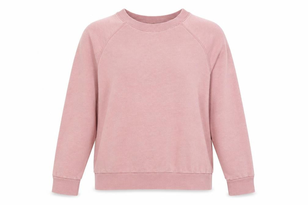 Divided Womens Pink Cotton Pullover Sweatshirt Size M
