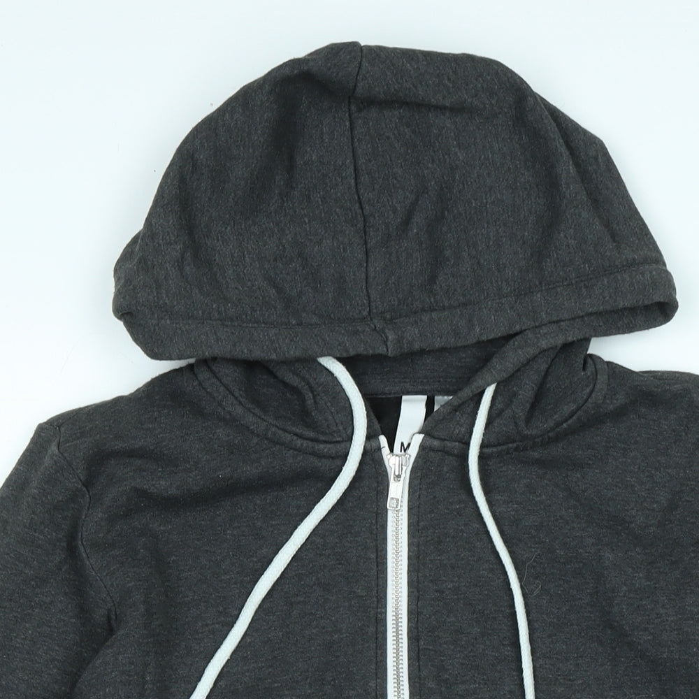 Divided Womens Grey Jacket Size M Zip