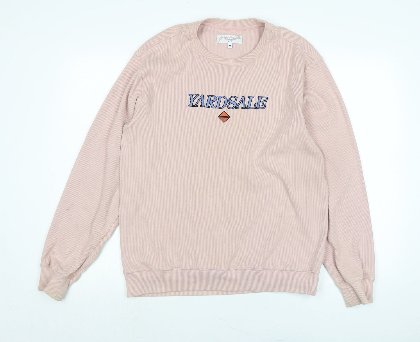 Yardsale Womens Pink Cotton Pullover Sweatshirt Size M