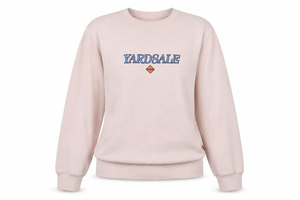 Yardsale Womens Pink Cotton Pullover Sweatshirt Size M