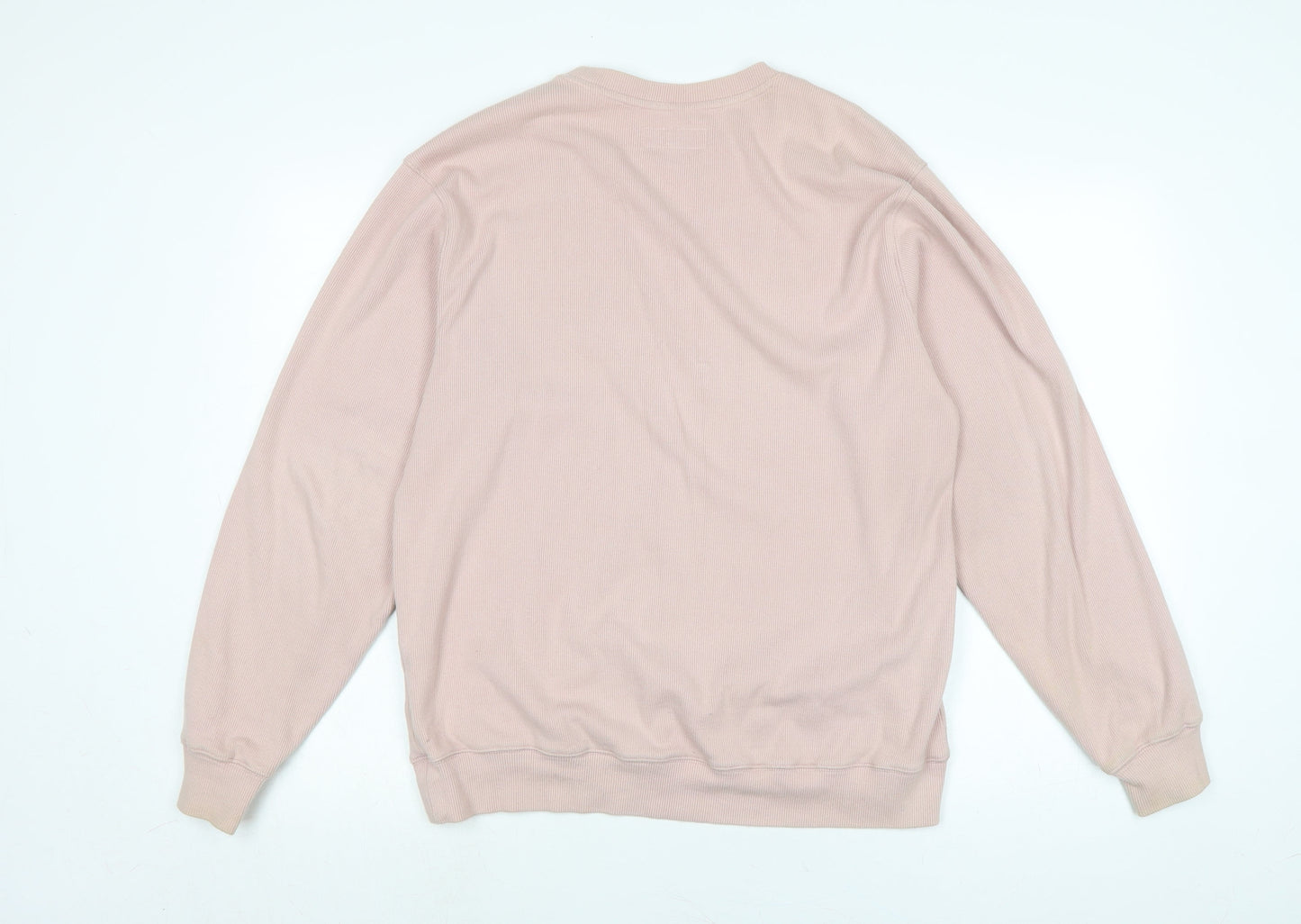 Yardsale Womens Pink Cotton Pullover Sweatshirt Size M