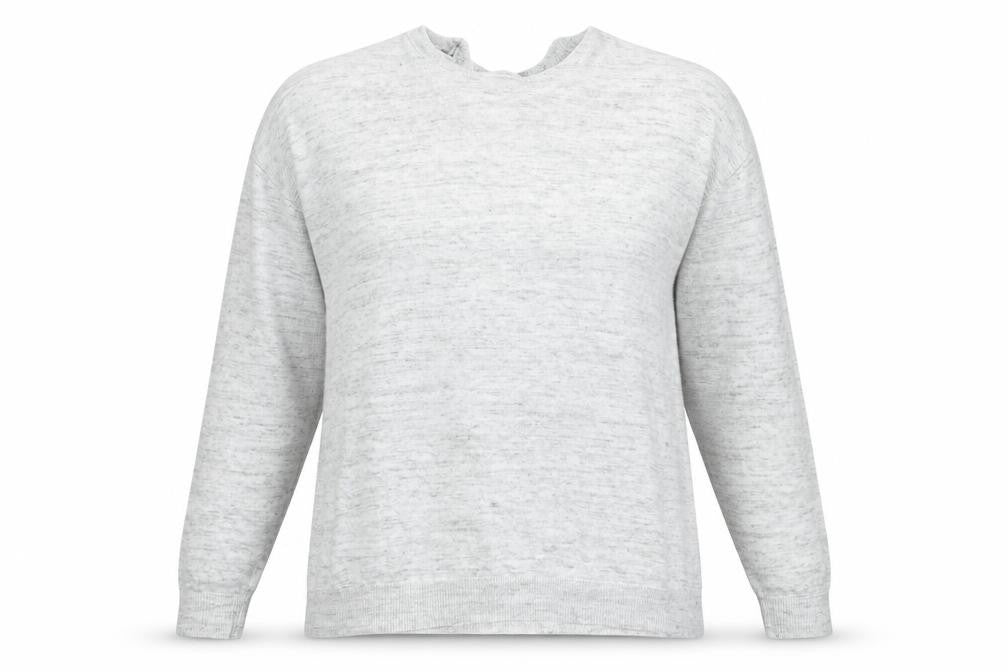 NEXT Womens Grey High Neck Viscose Pullover Jumper Size 16