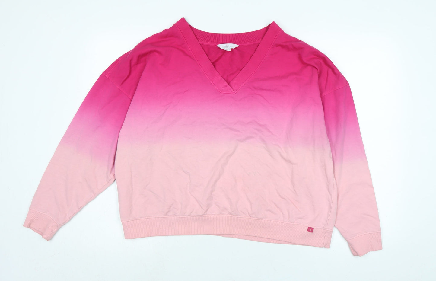 By Boutique Womens Pink Polyester Pullover Sweatshirt Size S