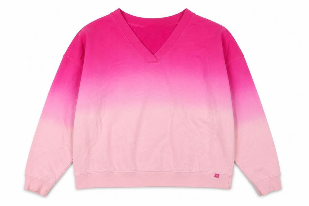 By Boutique Womens Pink Polyester Pullover Sweatshirt Size S