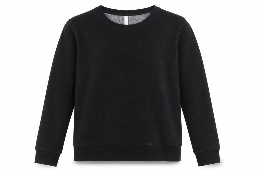 Divided Womens Grey Polyester Pullover Sweatshirt Size S