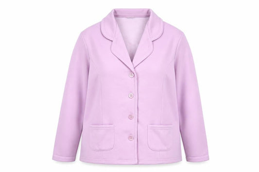 Damart Womens Purple Jacket Poncho Size 18 Button