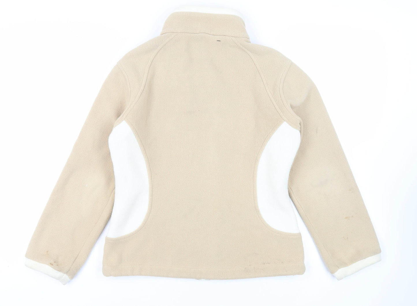 Marks and Spencer Womens Beige Jacket Size 10 Zip