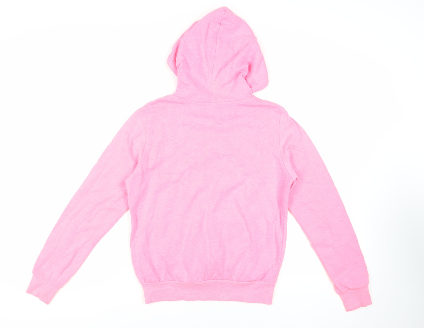 Divided by H&M Womens Pink Cotton Pullover Hoodie Size S Pullover - Pockets