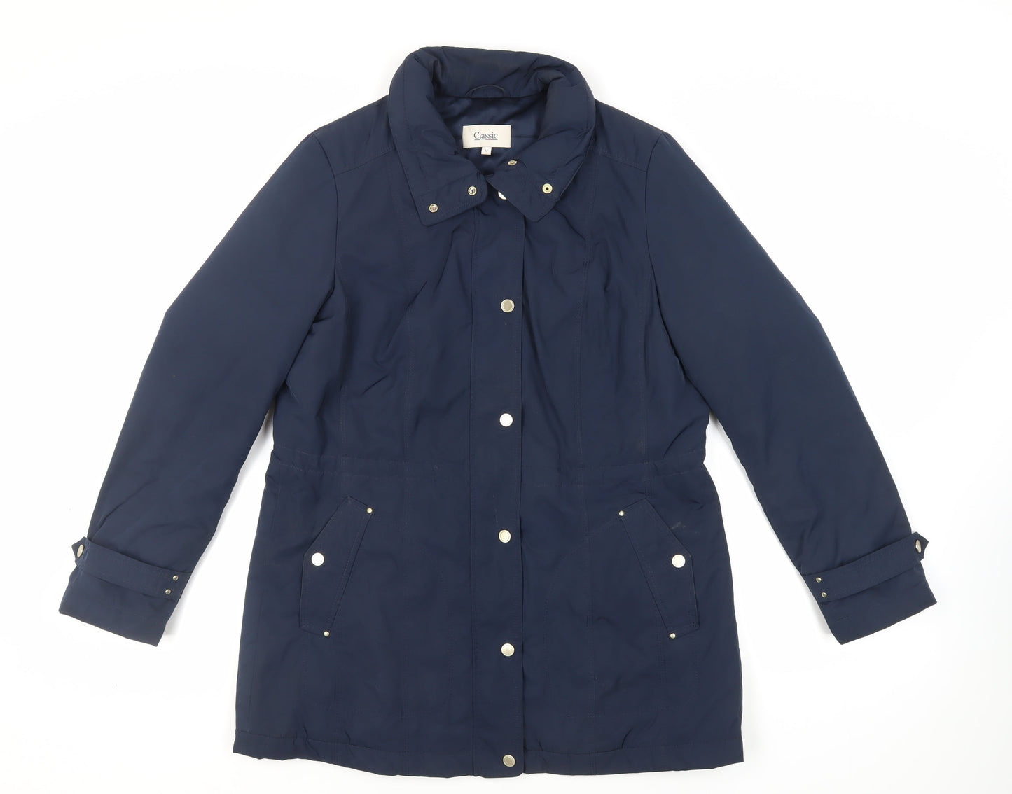Marks and Spencer Womens Blue Jacket Size 12 Zip