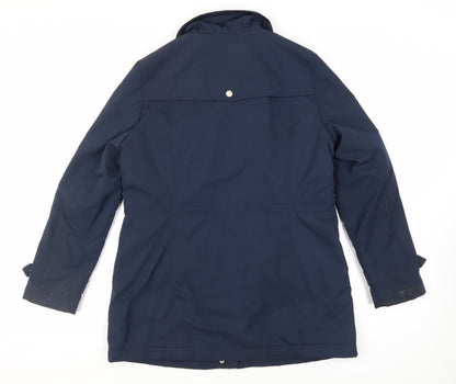 Marks & Spencer Womens Blue Jacket Size 12 Zip