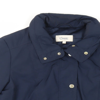 Marks & Spencer Womens Blue Jacket Size 12 Zip