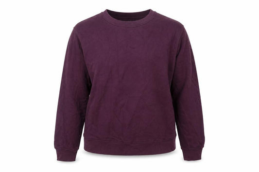 Marks and Spencer Womens Purple Cotton Pullover Sweatshirt Size S Pullover