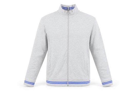 Burton Mens Grey Cotton Full Zip Sweatshirt Size L - Pockets