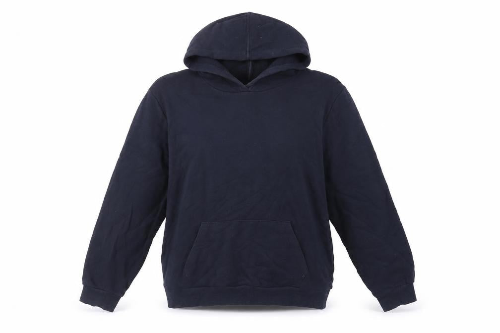 Marks & Spencer Womens Blue Cotton Pullover Hoodie Size S Pullover - Pockets