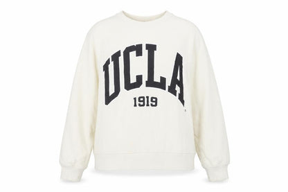H&M Womens Ivory Cotton Pullover Sweatshirt Size L Pullover - UCLA