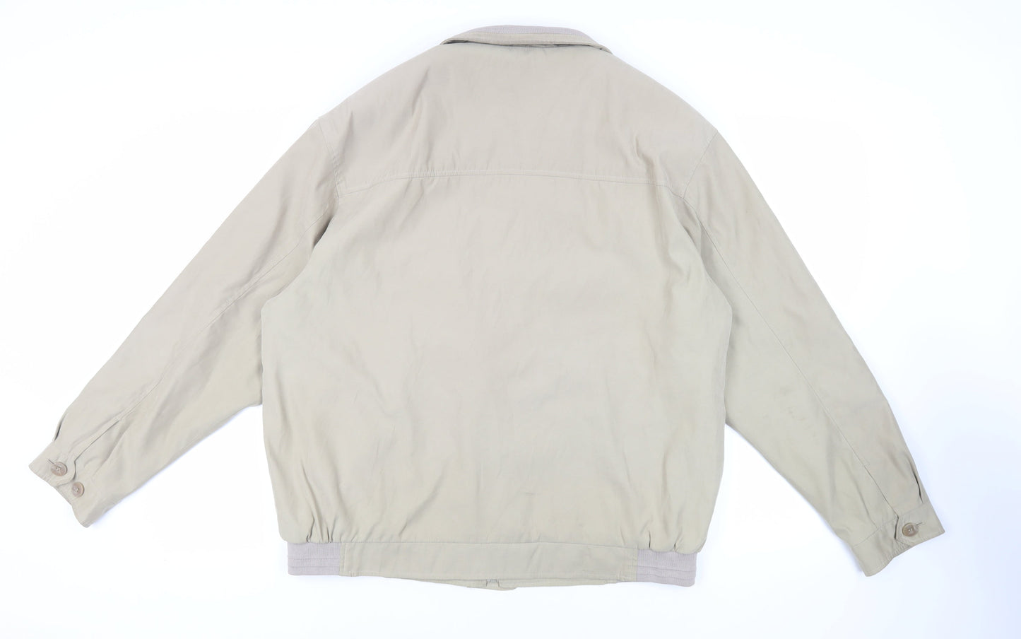 Weatherguard Mens Beige Jacket Size XL Zip