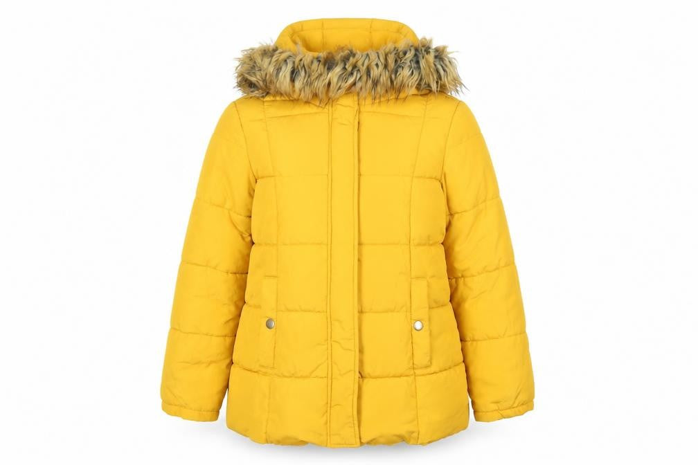 Very Womens Yellow Jacket Size 16 Zip - Hooded