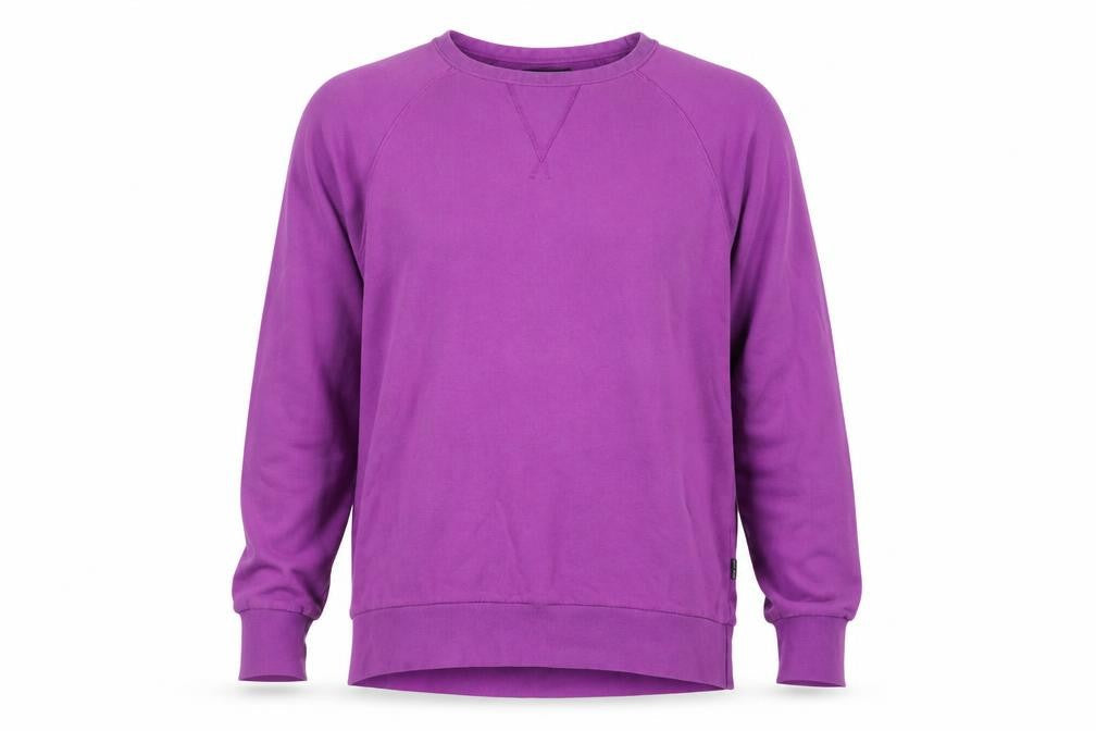 Shore Leave Mens Purple Cotton Pullover Sweatshirt Size M
