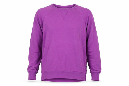 Shore Leave Mens Purple Cotton Pullover Sweatshirt Size M