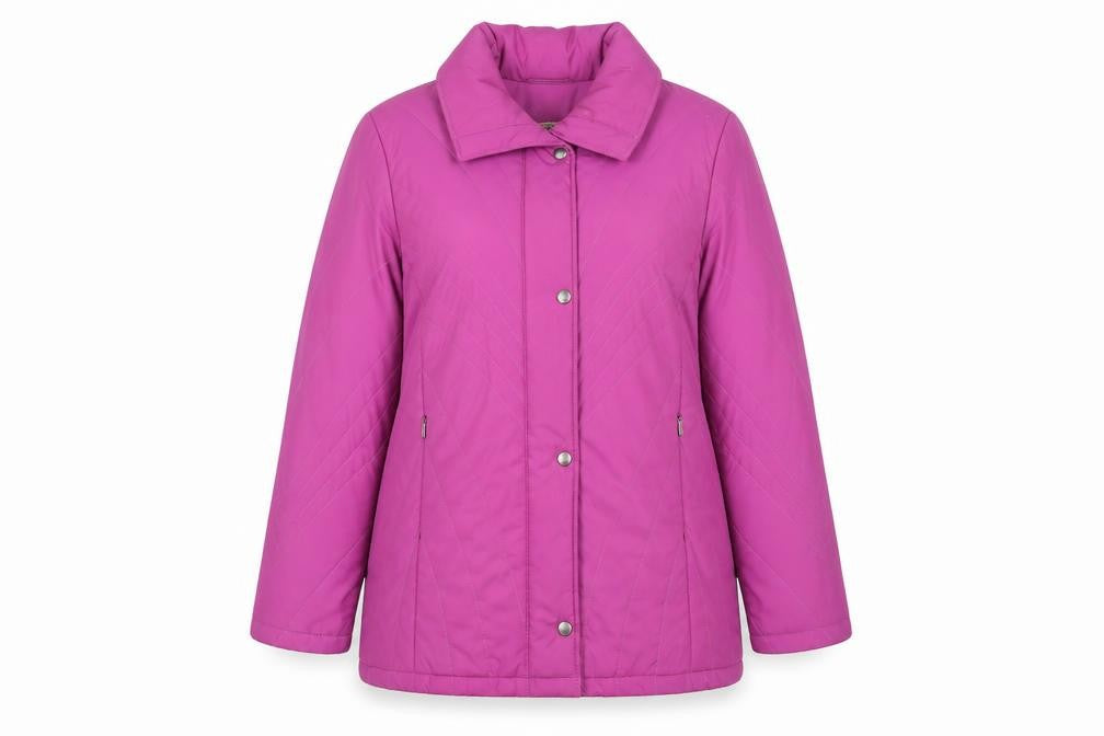 c.o.v.e.r! Womens Purple Jacket Size L Zip