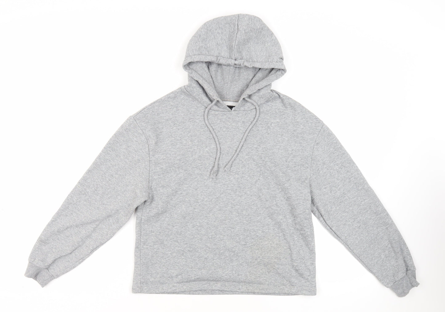 Pieces Womens Grey Cotton Pullover Hoodie Size XS Pullover
