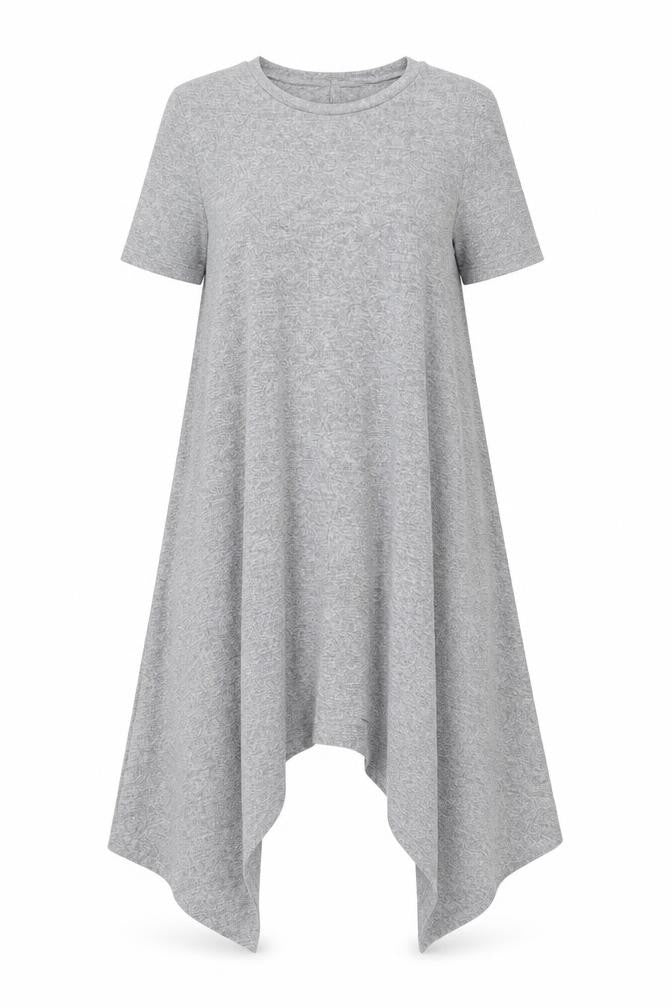 River Island Womens Grey Polyester Shift Size 10 Round Neck Pullover