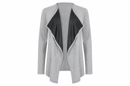 Select Womens Grey V-Neck Viscose Cardigan Jumper Size 10 - Waterfall Design