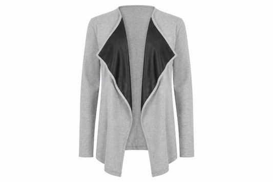 Select Womens Grey V-Neck Viscose Cardigan Jumper Size 10 - Waterfall Design