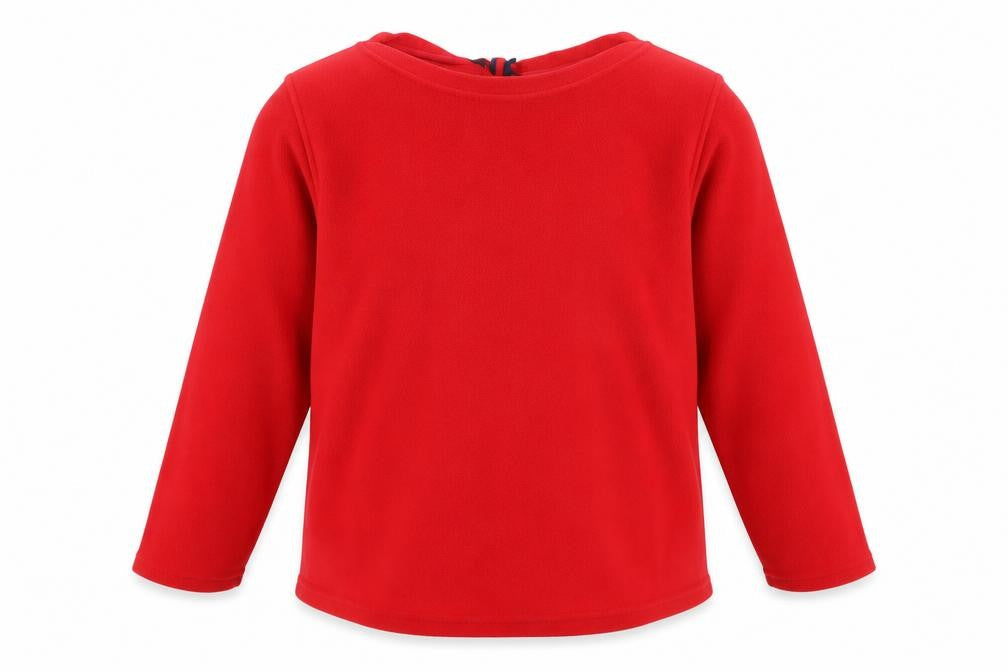 Lands' End Womens Red Polyester Basic T-Shirt Size 24 Round Neck - Size 24-26