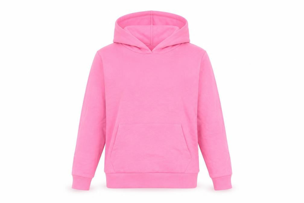 Marks & Spencer Womens Pink Cotton Pullover Hoodie Size XS Pullover